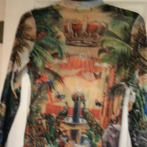 Dolce & Gabbana Tropical Mesh Bodysuit M